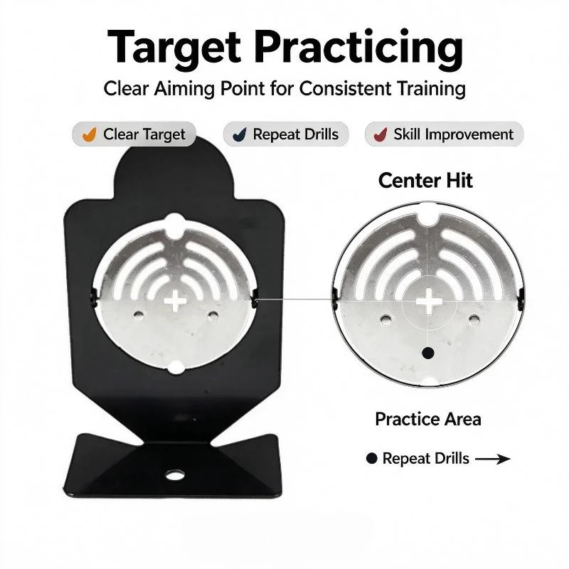Portable Practicing Small Shoot Targets Rotary Exercise For Training Backyard Soft Bullet Game Practice