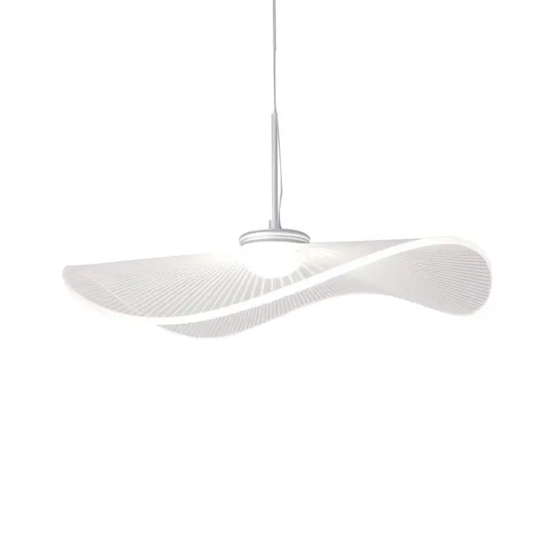 

Nordic cream feng jellyfish straw hat chandelier, bar lotus leaf chandelier