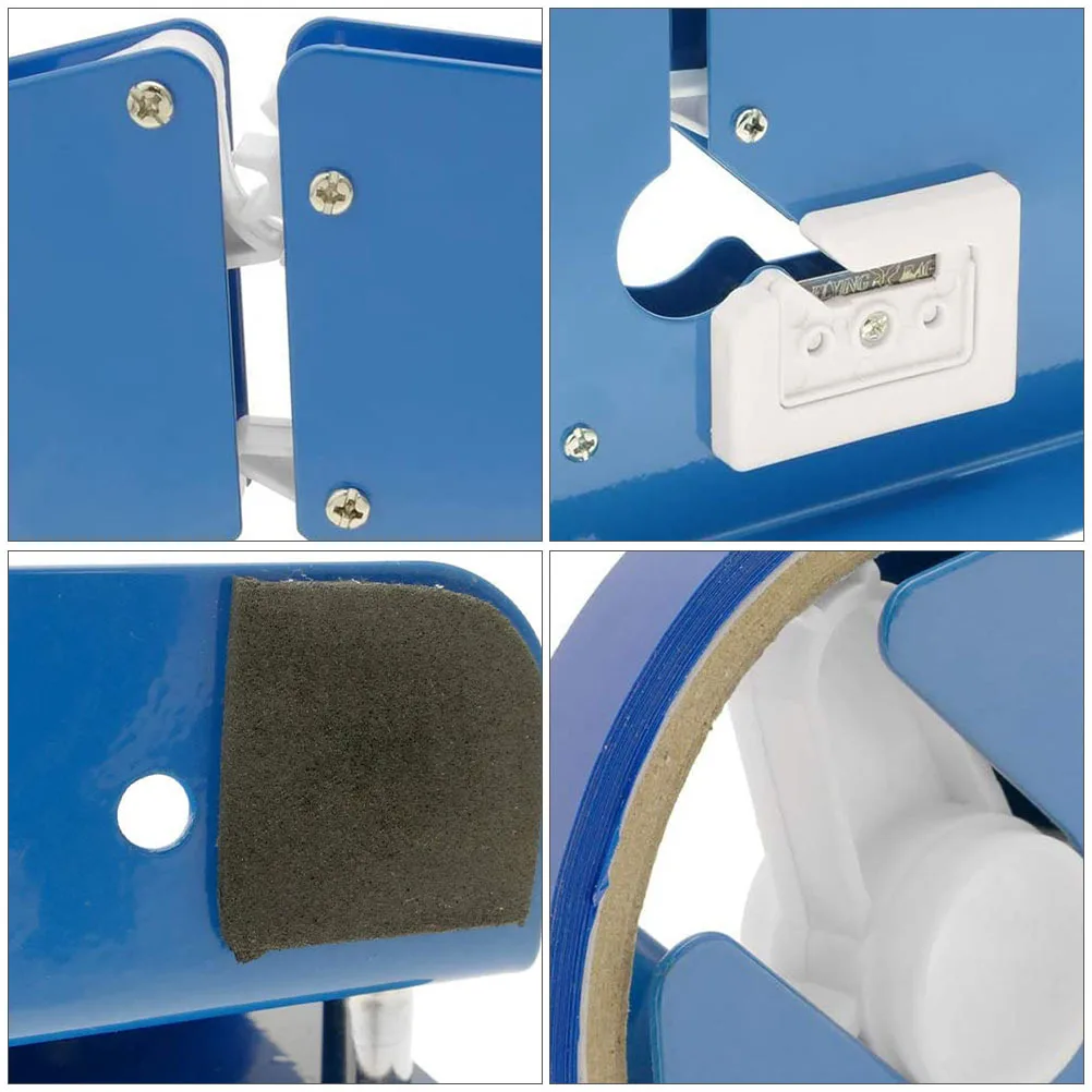 

9Pcs Tape Cutter Dispenser Premium Compact Bag Sealing Machine Device Food Packing Plastic Bag Sealer Tape Cutters