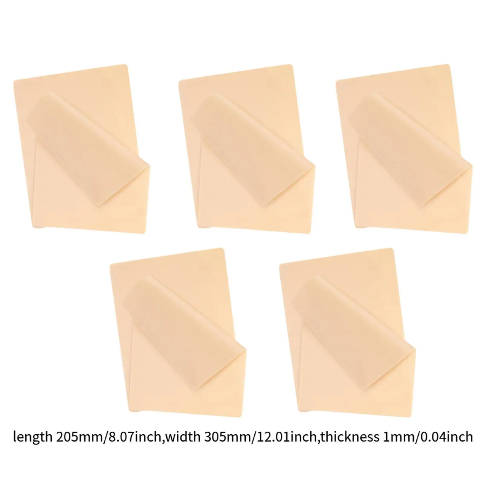 10 قطع من جلود السيليكون الفارغة استنسل مرن مزدوج الجوانب للفنانين ذوي الخبرة
