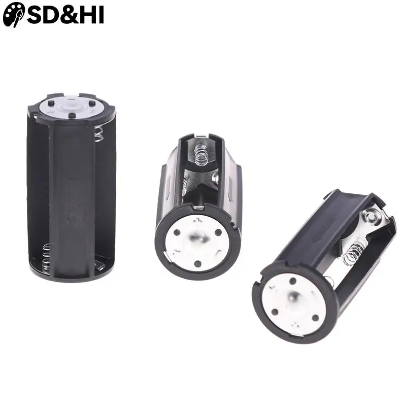 1pc/3pcs AA To D Battery Box 3x AA To D Size Battery Adapter Converter Holder Switcher Case Box For Battery Storage