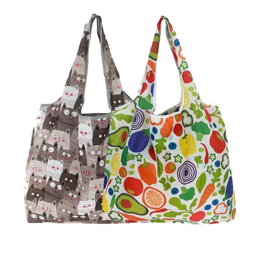 Bolsa de compras reutilizable grande para mujer, bolso de compras plegable, estuche de supermercado plegable reutilizable ecológico, bolsas de almacenamiento