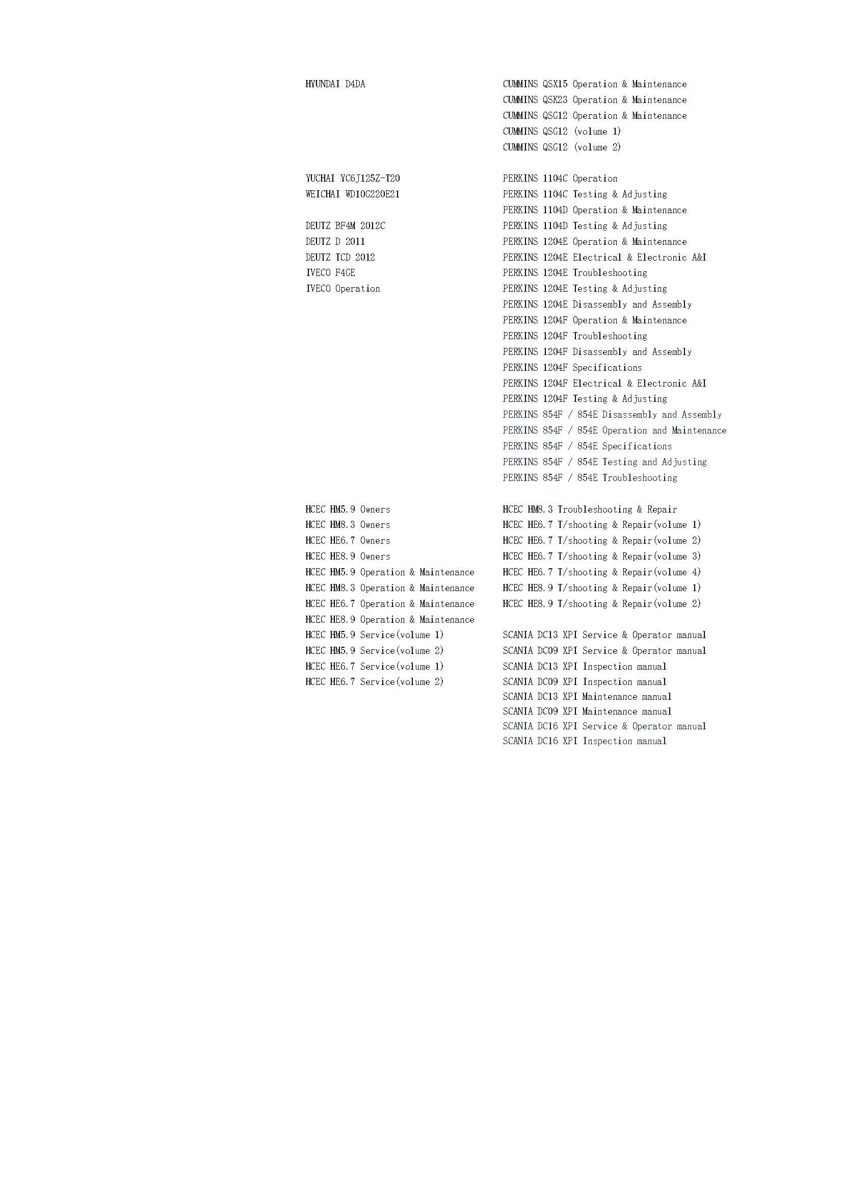 SpecDiag For Hyundai Robex Construction Equipment and Engine Service Manuals and Wiring Diagrams 2024 FULL SET