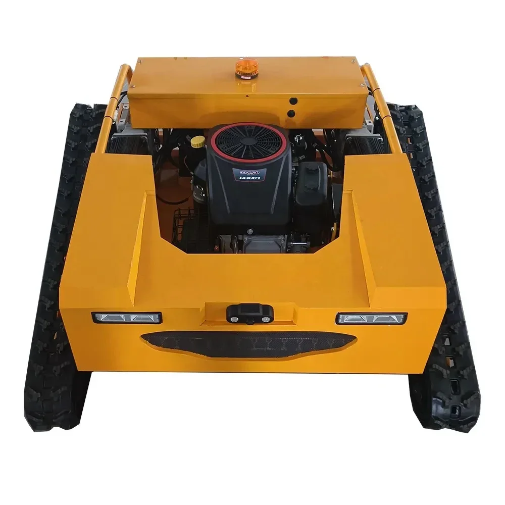 crawler roadside mowing machine automatic grass cutting machine remote controlled robot lawn mower