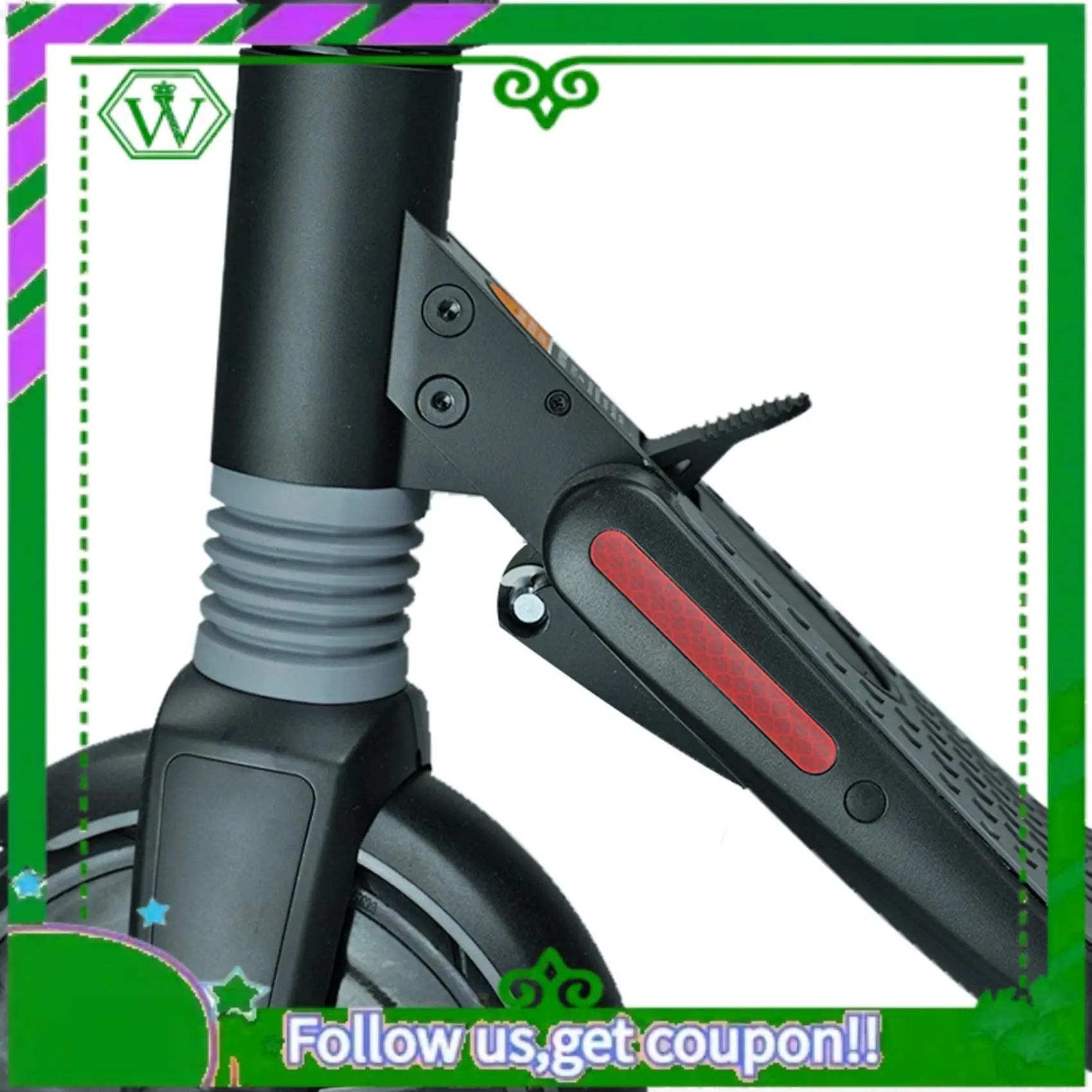 

AC34-крышка переднего и заднего колеса, защитный корпус, светоотражающая наклейка для Ninebot Max G30, аксессуары для скутера, 4 шт.