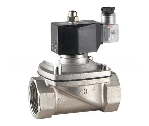 2W-400-40B Stainless Steel Solenoid Valve DN40 Solenoid Valve, Interface 1.5 Inches