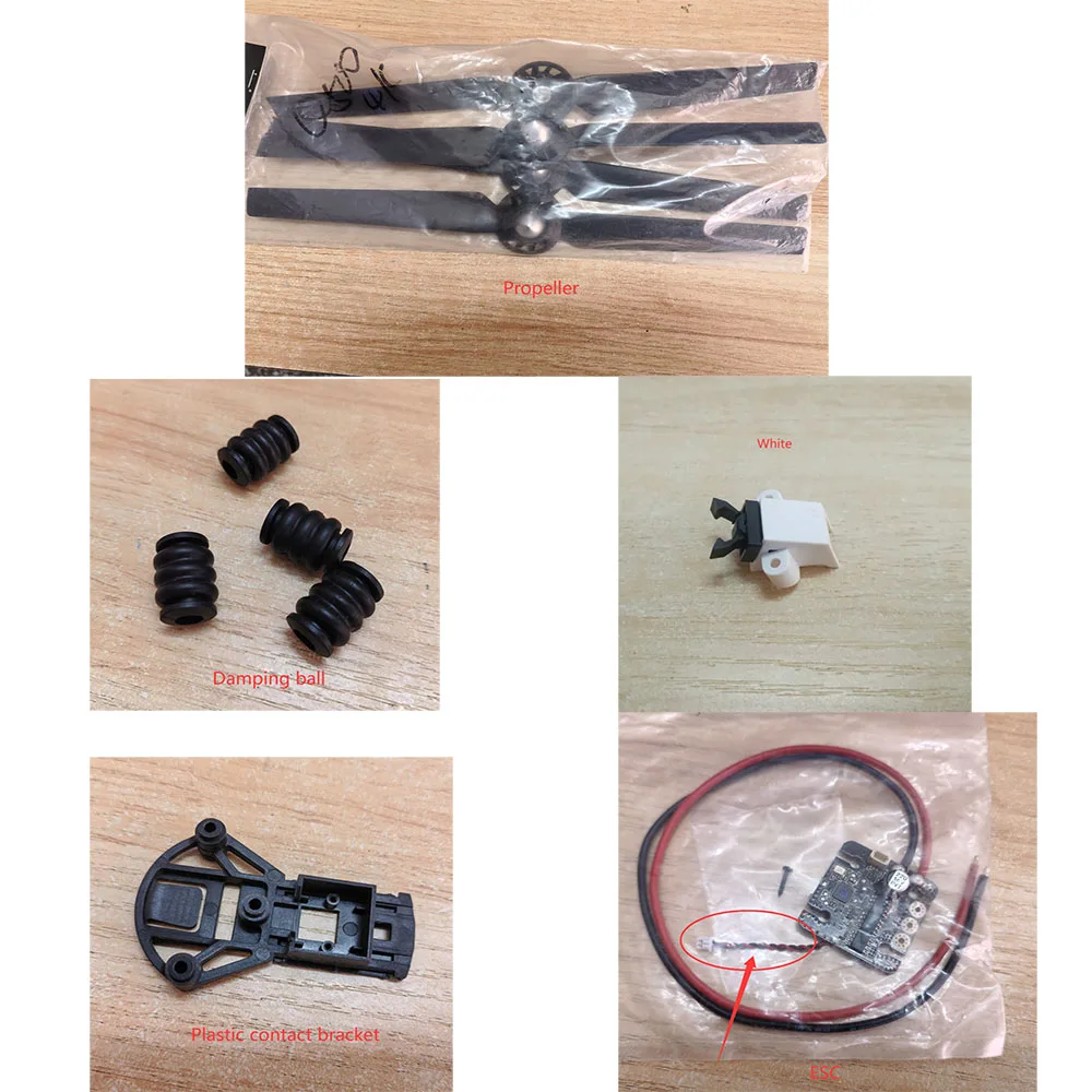 YUNEEC Q500 4K RC Quadcopter Spare Parts Door Catches/Propeller/ESC/Plastic Contact Bracket/Damping Ball