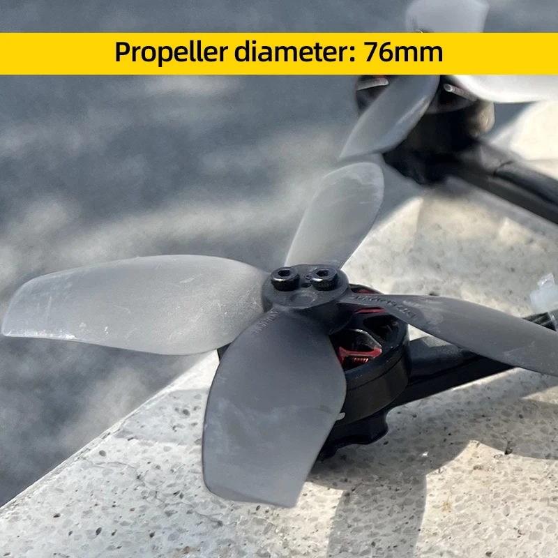 مروحية Hqprop hq t76 ، 3 بوصة ، t76mmx4 ، 4 شفرة 76 ، cw و ccw ، pc ، لجهاز rc fpv Cinebot30