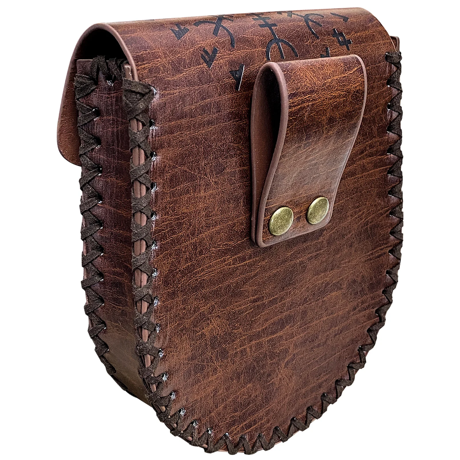 Renaissance Tasche Nordic Geprägte Gürteltasche Renaissance Kostüm Zubehör LARP Taille Tasche Cosplay Geldbörse Retro Mittelalter – Detail 8