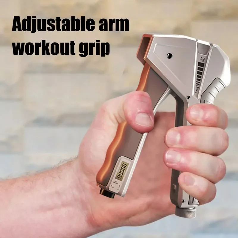 20~220LB Finger Grip Strengthener Forearm Weapon Trainer Gym Fitness Equipment Adjustable Wrist Arm Hand Strength Training Sport