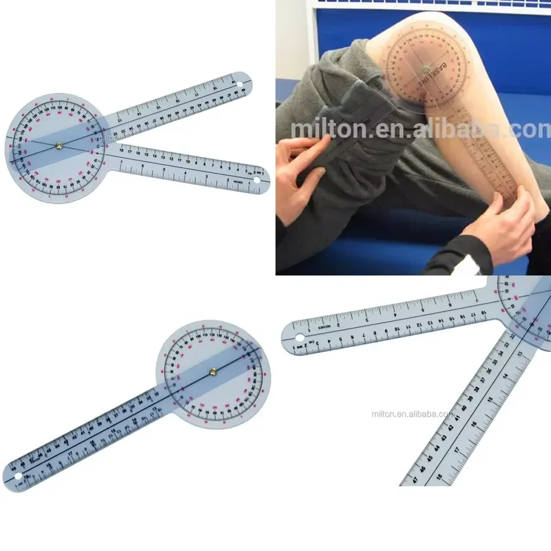 300mm/12inch Goniometer Medical Ruler Angle Ruler Plastic Protractor Angle Ruler