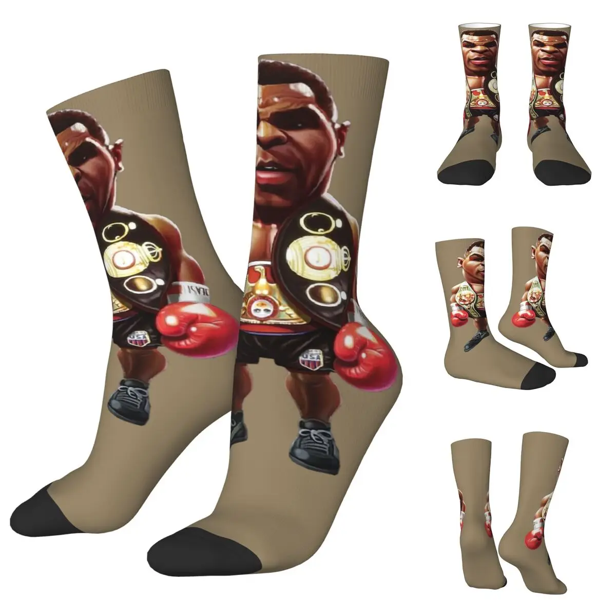 

Mike Tyson Boxing Retro Boxing Men Women Socks,Windproof Beautiful printing Suitable for all seasons Dressing Gifts