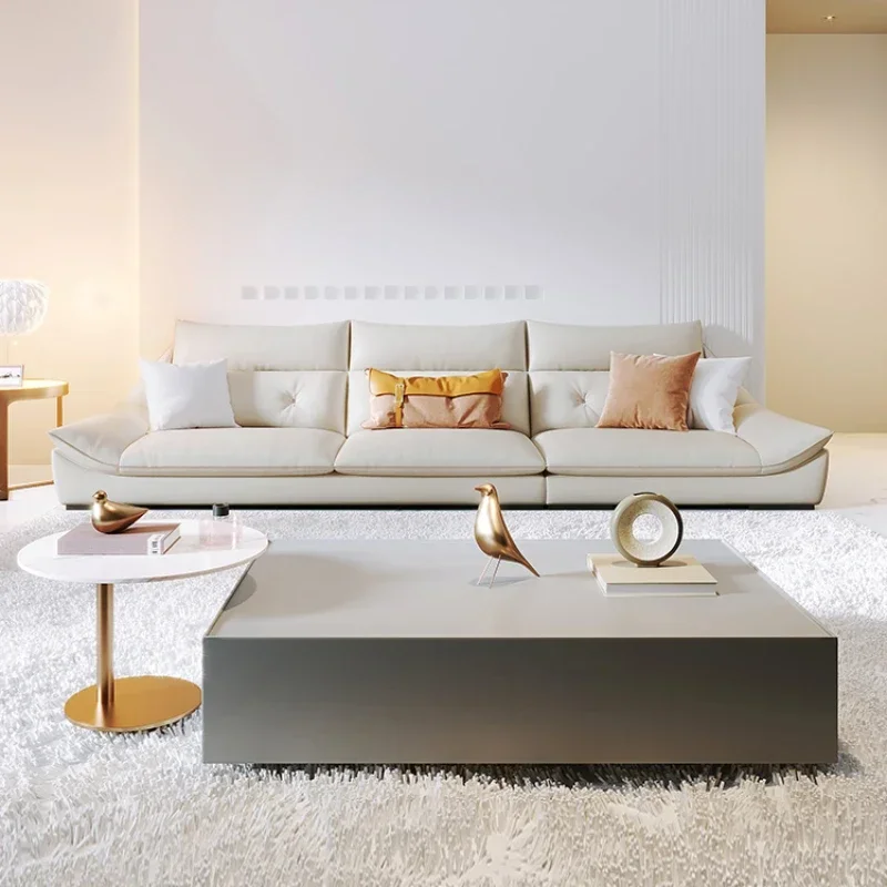 

Household Light Luxury round Small Apartment Size Child and Mother Combination Rectangular