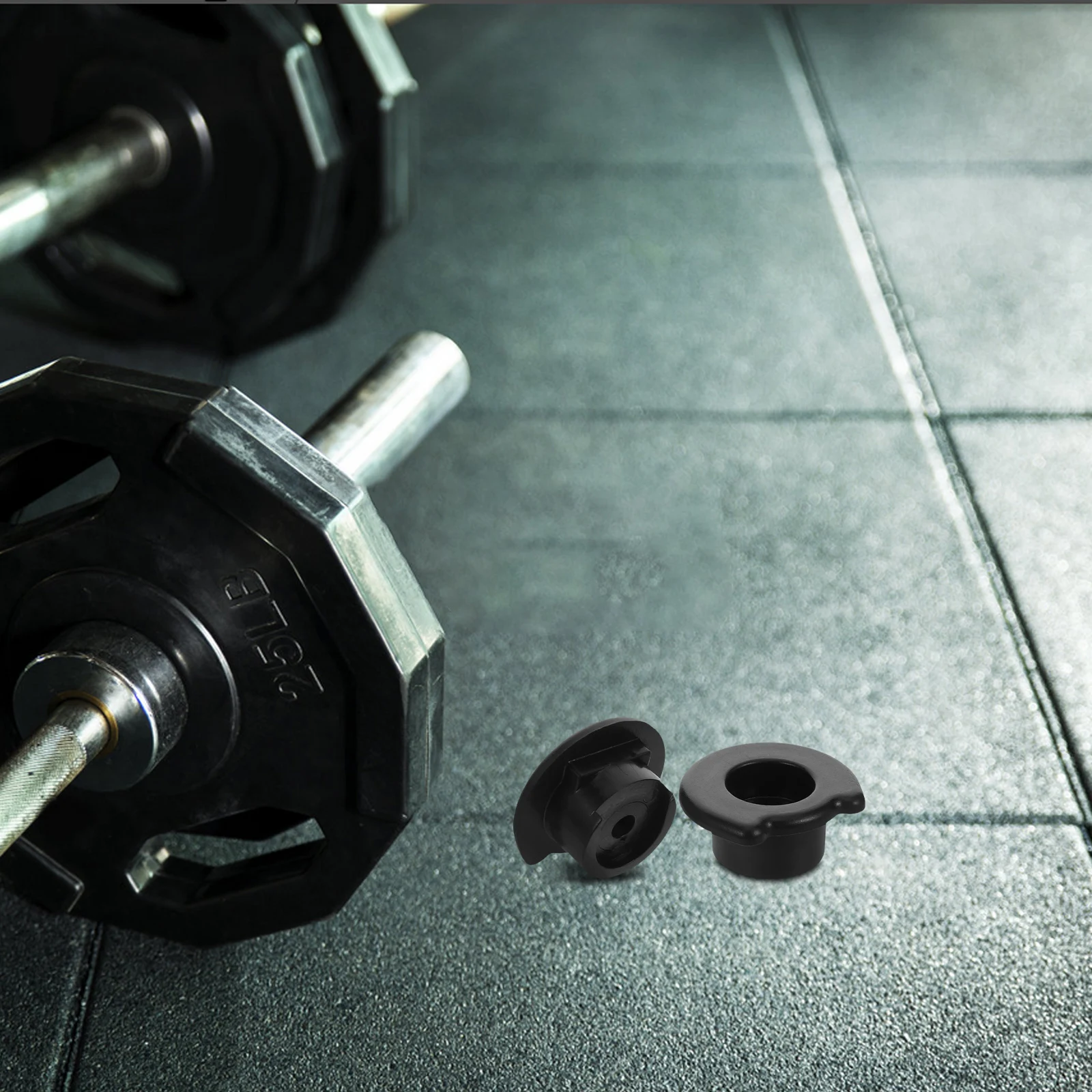 

2 Pcs Fitness Equipment Accessories Gym Rod Tip Protectors Caps Attachment Wrapper End Guide Paint Pole Accessory