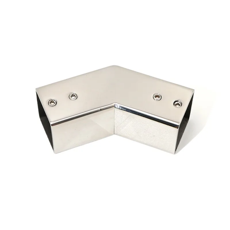 For Bathroom Tie Rod Square Pipe Connector Shower Room Tie Rod Pipe Sleeve 135 Degree Fixing Parts Joint