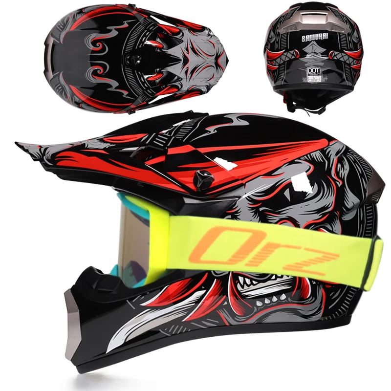 Casque intégral ultra léger et respirant pour vélo de montagne, casque de cross-country, casque d\'équitation DH drop, tout-terrain