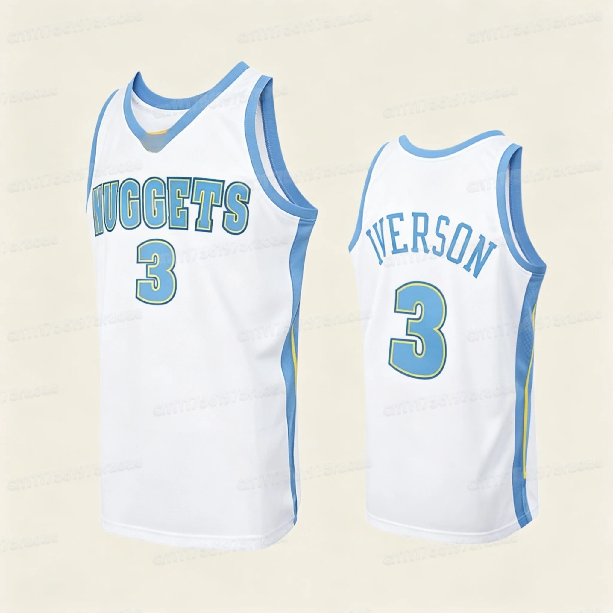 Vintage Orlando 1 Penny Hardaway Basketballanzug mit blauen und weißen Streifen, Retro-Sportbekleidung, lässige 3D-Weste, Familienstil – Detail 6