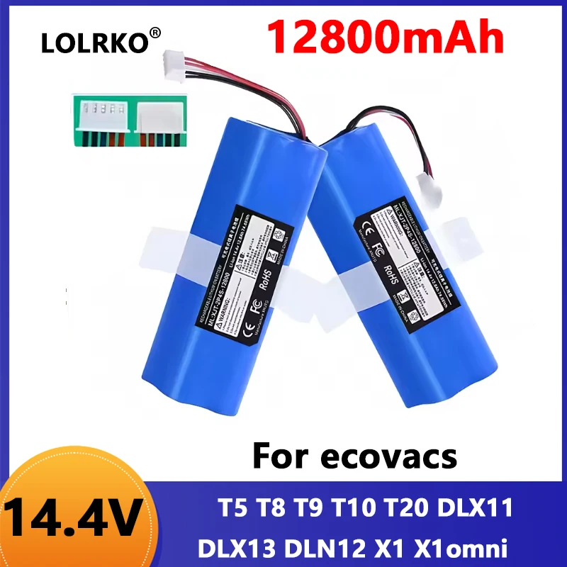 NEW 14.4V Replacement Battery For ECOVACS Deebot Ozmo 950 T8 T8+ T5Max Power Hero T10 T9 X1 DX65 DX96 DX93 Robot Vacuum Cleaner