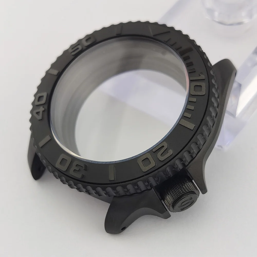 41mm Skx007 Stainless Steel Case NH35 Case SKX007 SKX009 Screw In Crown Inlaid With Sapphire Glass Case Fit NH35/NH36 Movement view 4