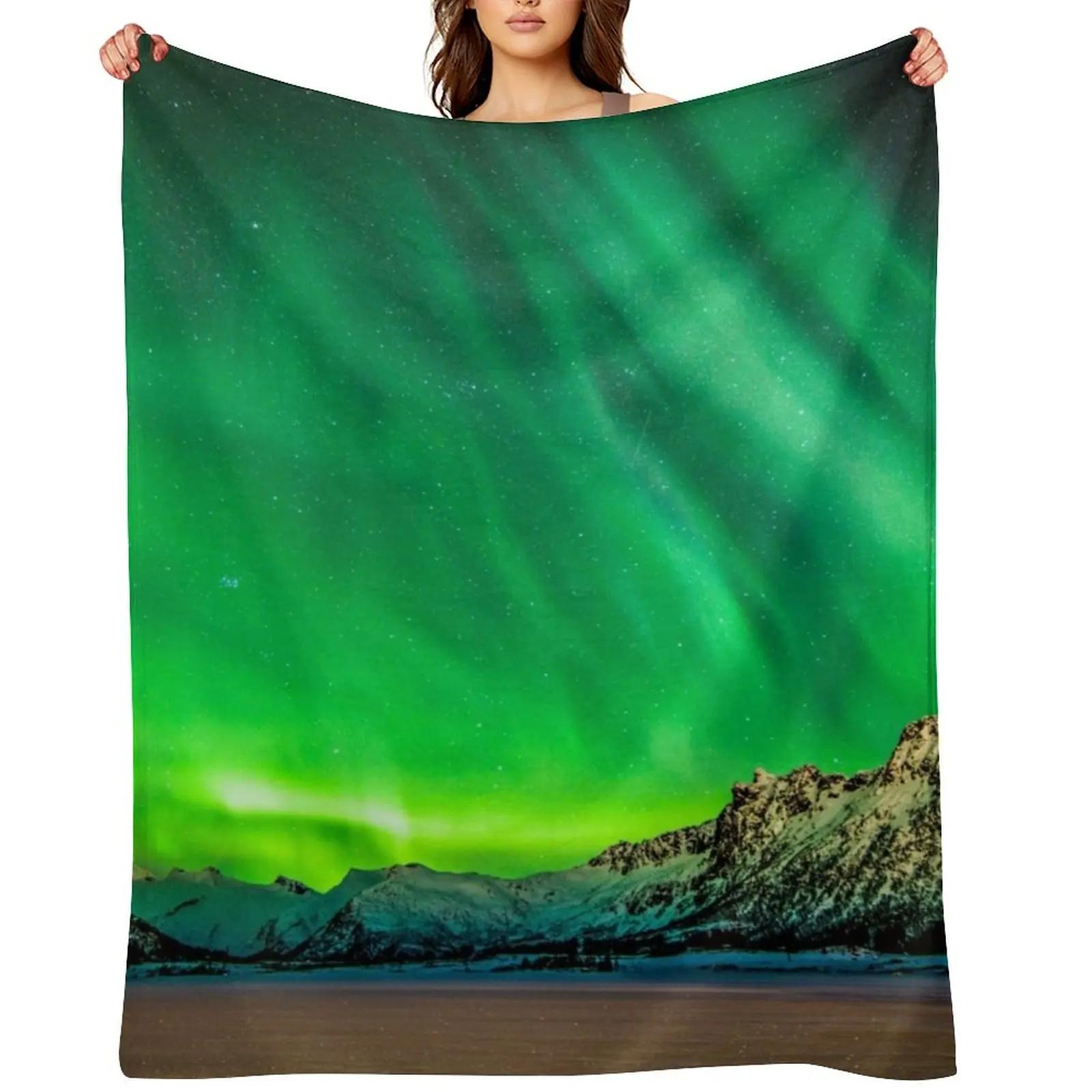 The Best of Northern Lights 2019 Throw Blanket Soft Big manga Thermal Beautifuls Blankets