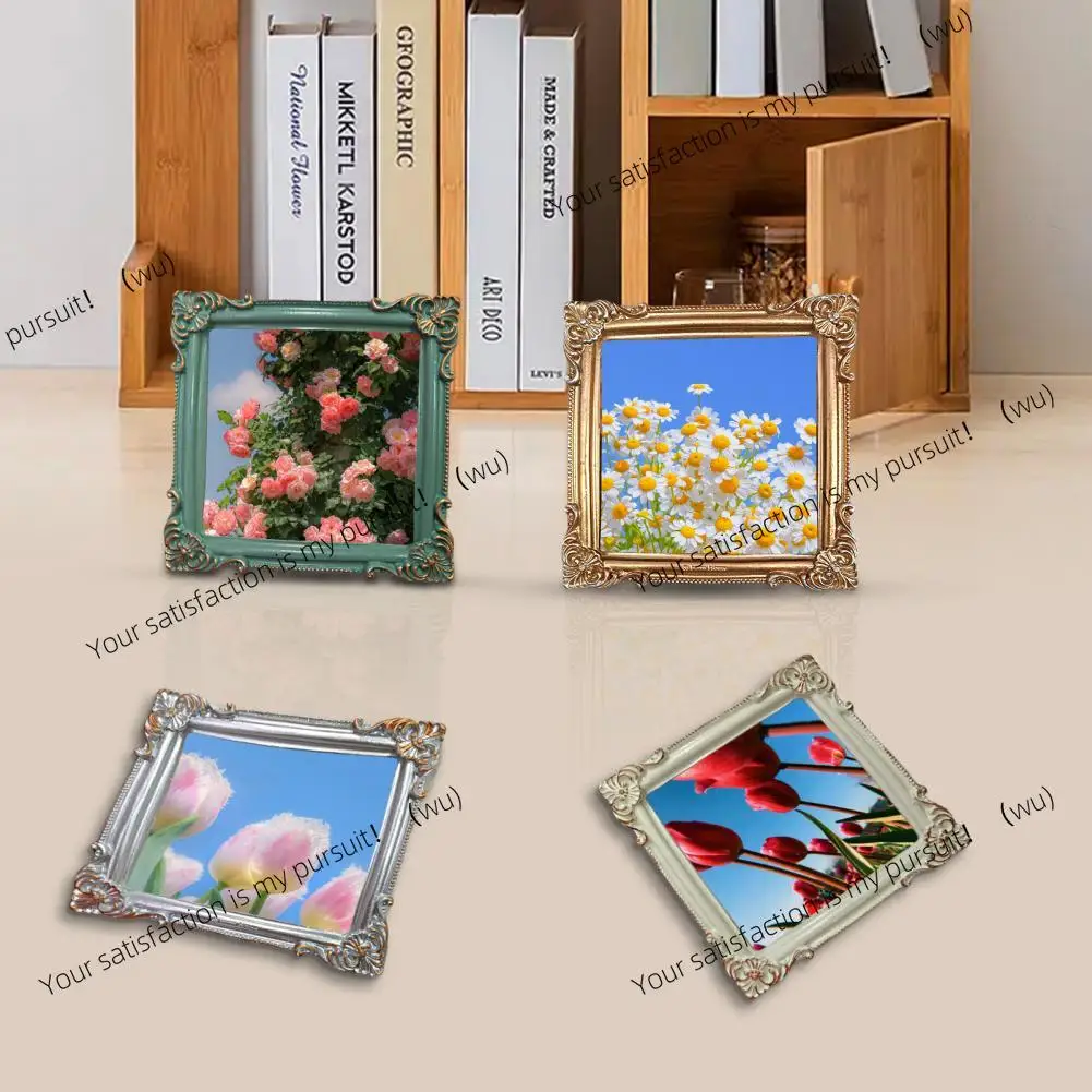Photo Frame Nordic Style Golden Embossment Pictures Display Frame Wedding Party Picture Frame Jewelry Display Photography Prop