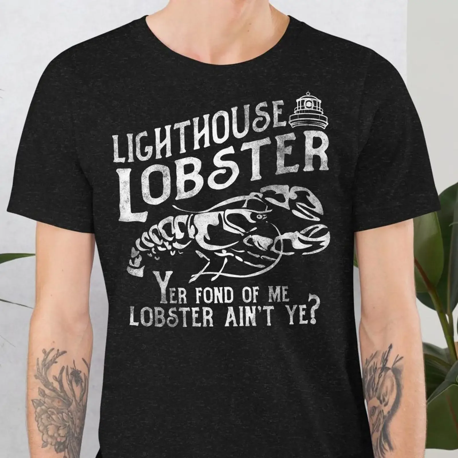 The lighthouse Movie t shirt vintage Washed Stylish Stretched Soft streetwear designer clothes Casual graphic