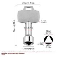 Universal Triangle Key Wrench Elevator Door Key Triangular Key Spanner Wrench Triangular Key Socket инструменты для ремонта