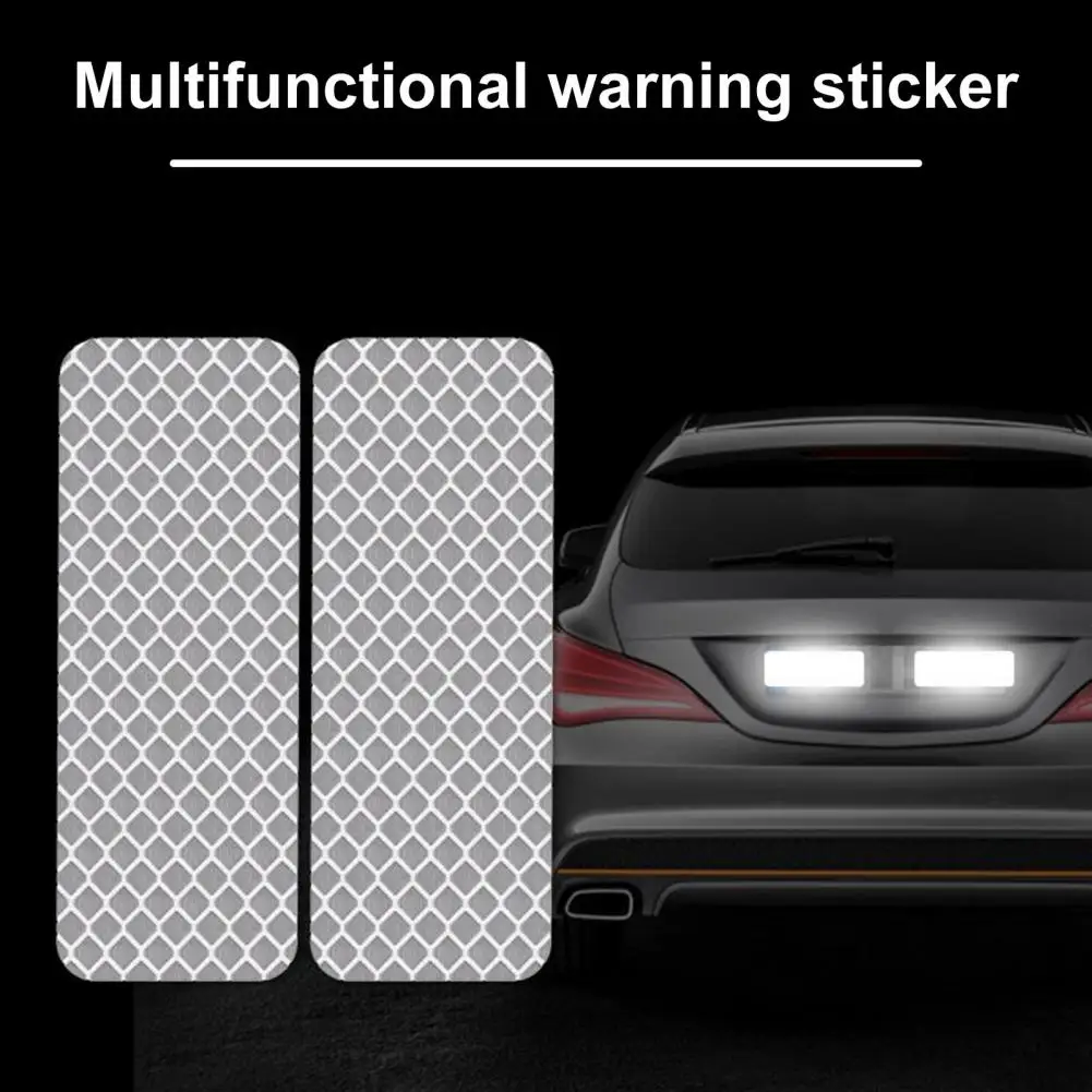 Waterproof Car Decals Reflective Warning Signs High Visibility Reflective Car Stickers for Night Safety Waterproof for Vehicles