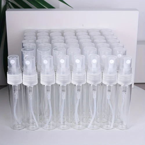 Imagen 2 del producto 50 Uds + 4 accesorios mini botellas de spray de 5ml, con 50 botellas de spray, 1 embudo, 1 pipeta, 1 dispensador, 1 pipeta con resorte