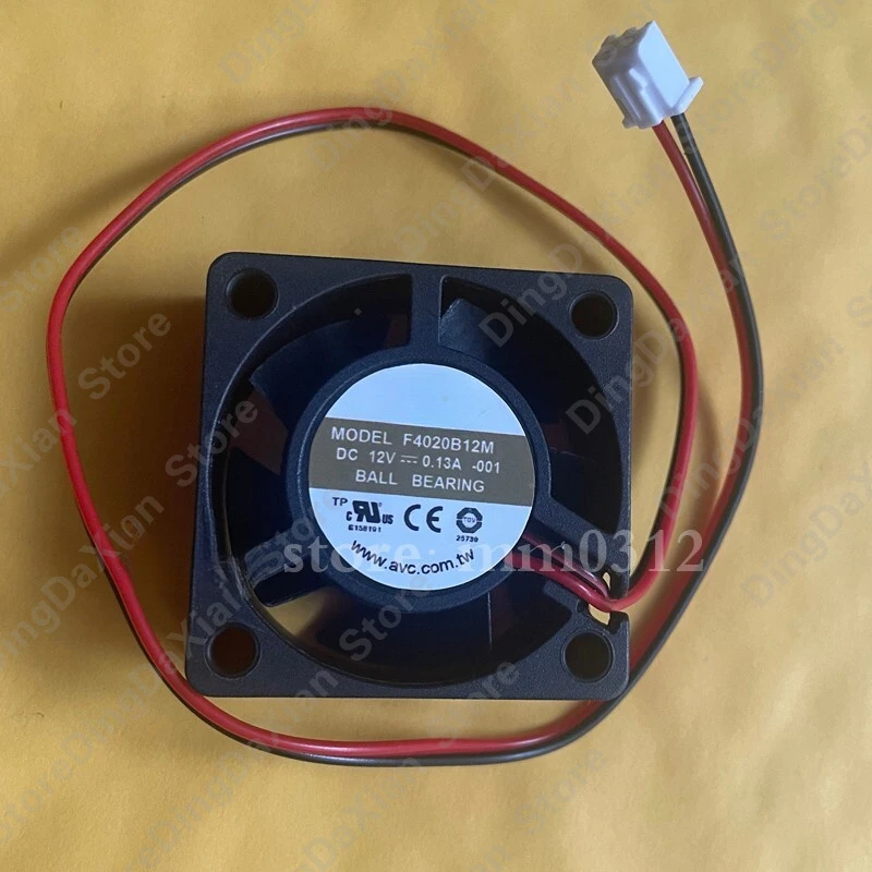 D+ 1PCS For AVC F4020B12M 12V 0.13A 4CM Switch Cooling Fan 4020 40×40×20mm