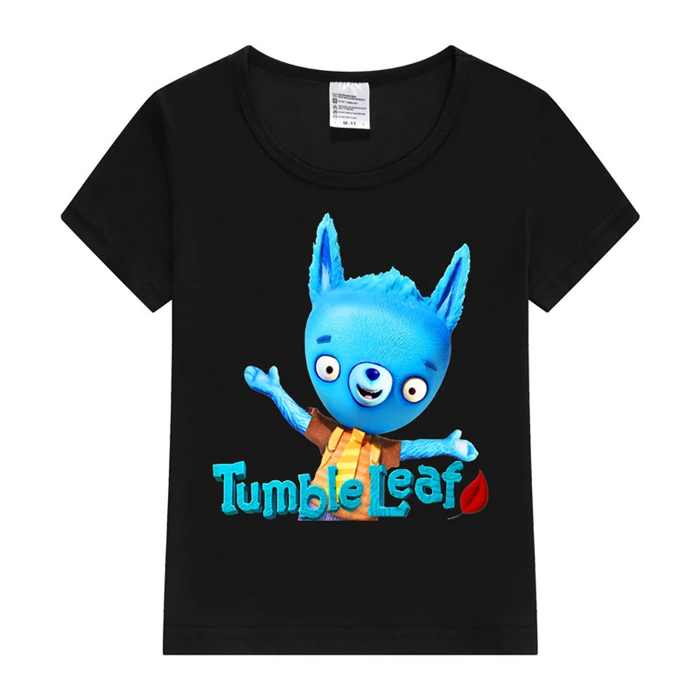 

Tumble Leaf characters tumble leaf season 5 stuffed animal birthday Kids T-Shirt Summer Top Multiple Fashion Children's T-shirts