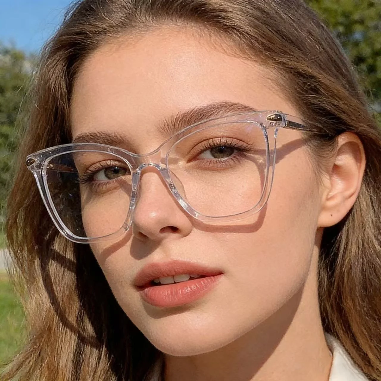 

Square Reading Glasses Women Blue Light Blocking Myopia Glass UV Protection Customization Prescription Optical Glasses