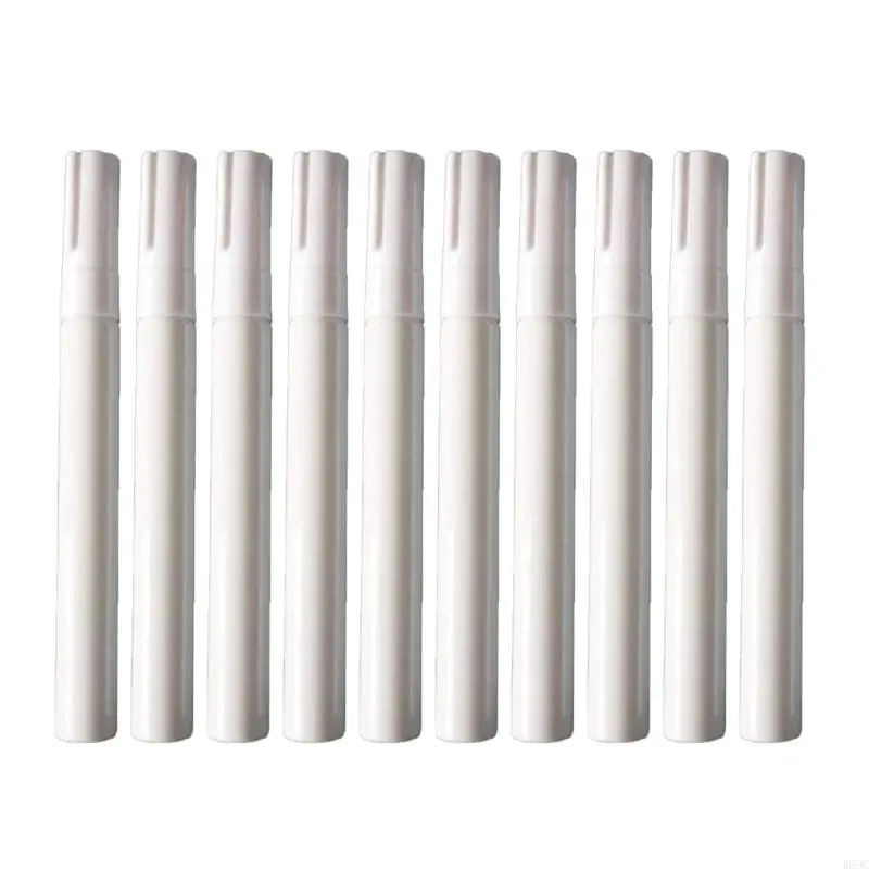 W89C 10 stuks lege verfmarkering Refilleerbare verfpen lege marker voor olieverfschilderen