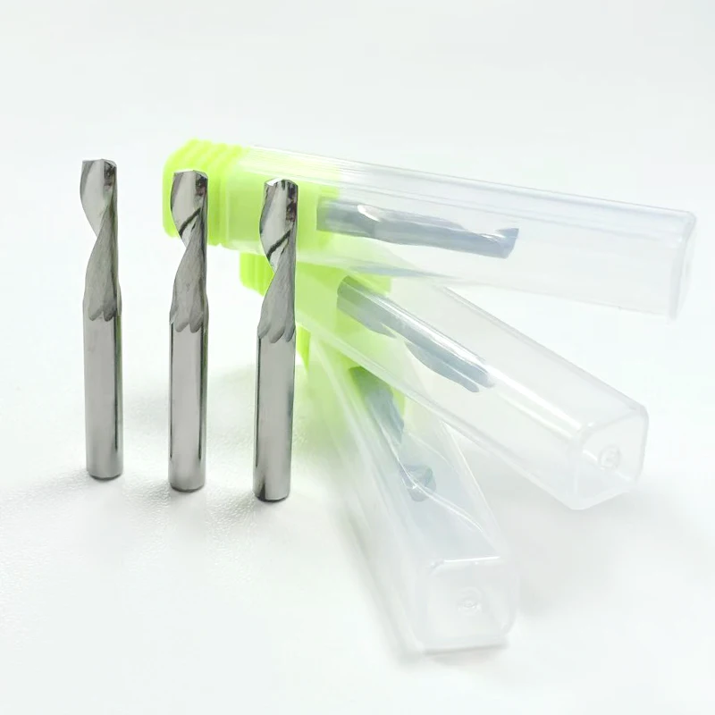 

1Pc 5A 3.175/4/5/6/8mm Quality Single Flute Carbide Milling Cutters - CNC Tools for Aluminum Composite Panels Woodworking