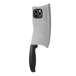 Funny Case for Samsung Galaxy S25 S24 S23 S22 S21 Ultra Plus Cover Kitchen Knife Shockproof Soft Shell Fundas