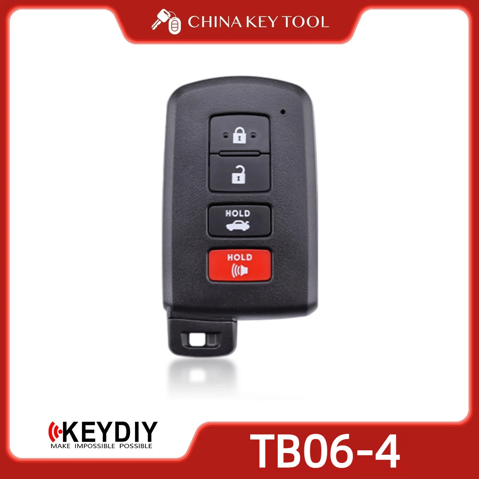 

KEYDIY KD TB06-4 Universal Smart Remote Key 3+1 Buttons for Toyota Type