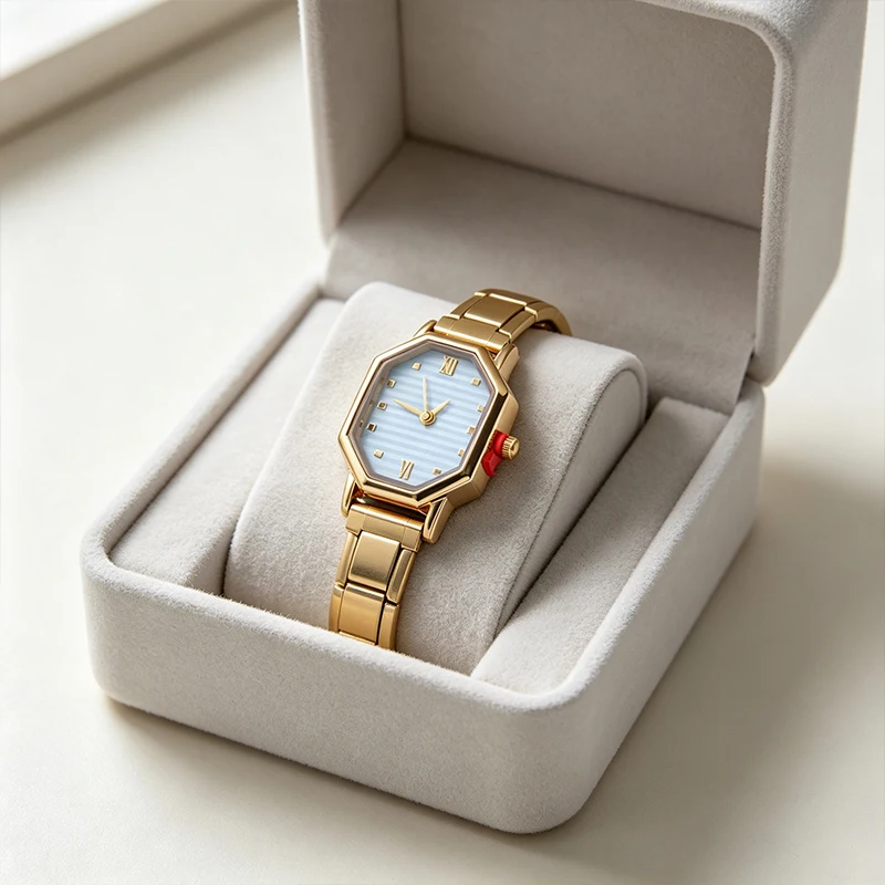 Y2K 9MM Width Stainless Steel High Quality Watch Bangle Colorful Stripes Simple Watch Dial Bracelet Jewelry For Friends' Gifts