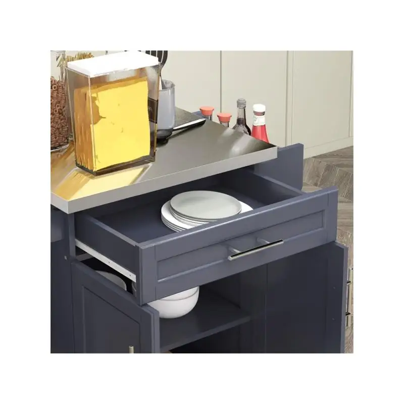جزيرة خزانة تخزين جانبية للمطبخ للمطبخ، حل تخزين متعدد الوظائف، مثالية للتنظيم والتعزيز #5