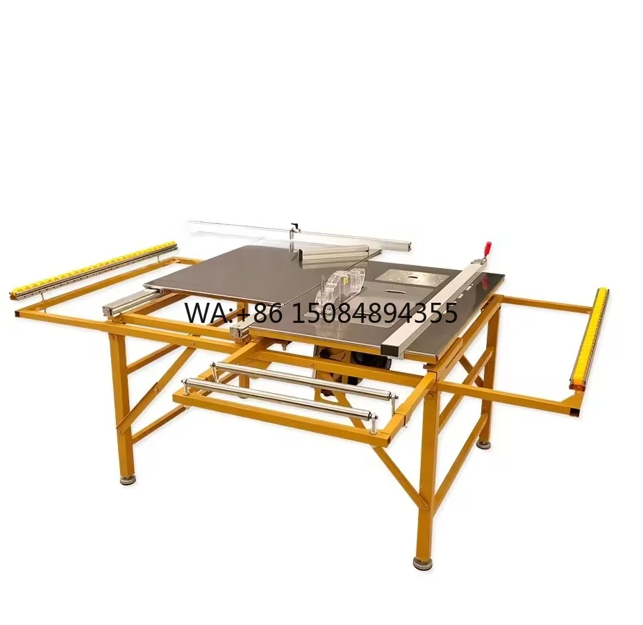 Best Seller Mini Vertical Wood Table Saw Double Blade Sliding Table High Efficiency Wood Cutting Machine