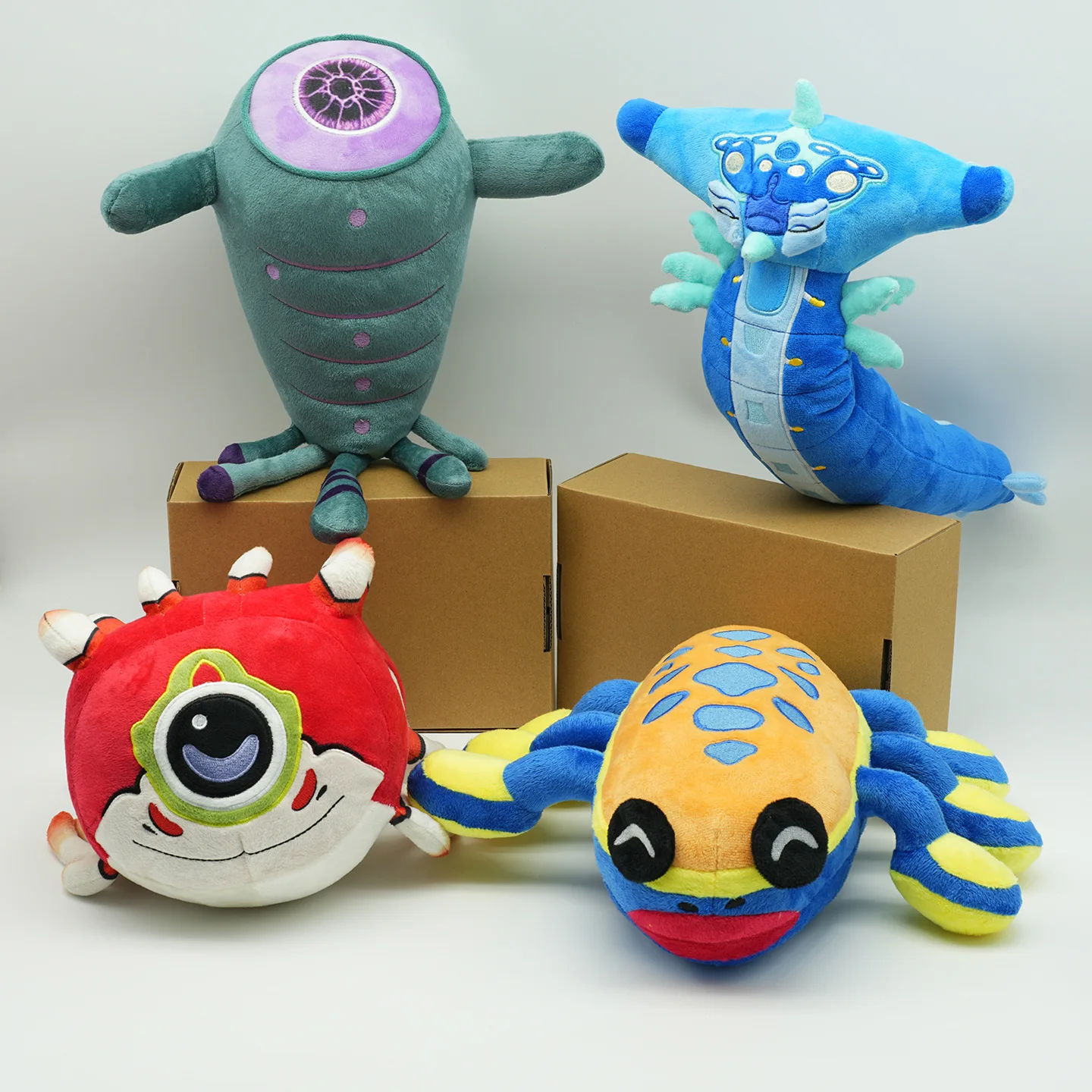 Subnautica 2 Oculus Sea Creature Plush Doll Game Peripheral Soft Stuffed Fish Doll Toy Home Ornament Collectible Birthday Gift