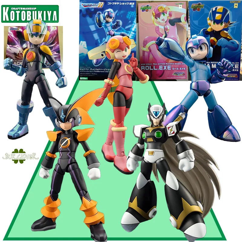 

KOTOBUKIYA GENUINE ORIGINAL Rockman Premium Charge Shot Ver. ROLL.EXE Black Zero MEGA MAN.EXE Action Figure Toys For Boys G
