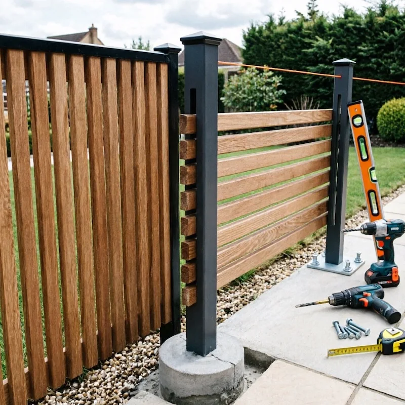 Privacy Screen Panels: Sizes, Module Arithmetic, and Fixing Systems