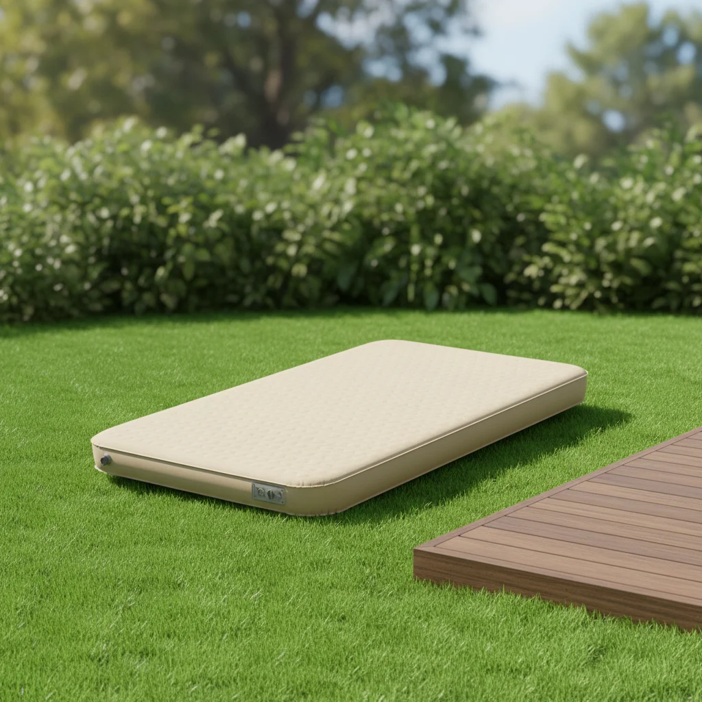 Air Mattress with Electric Pump Modern Foldable Design Quick Inflation/Deflation for Outdoor Convertible Camping Hotel Warehouse