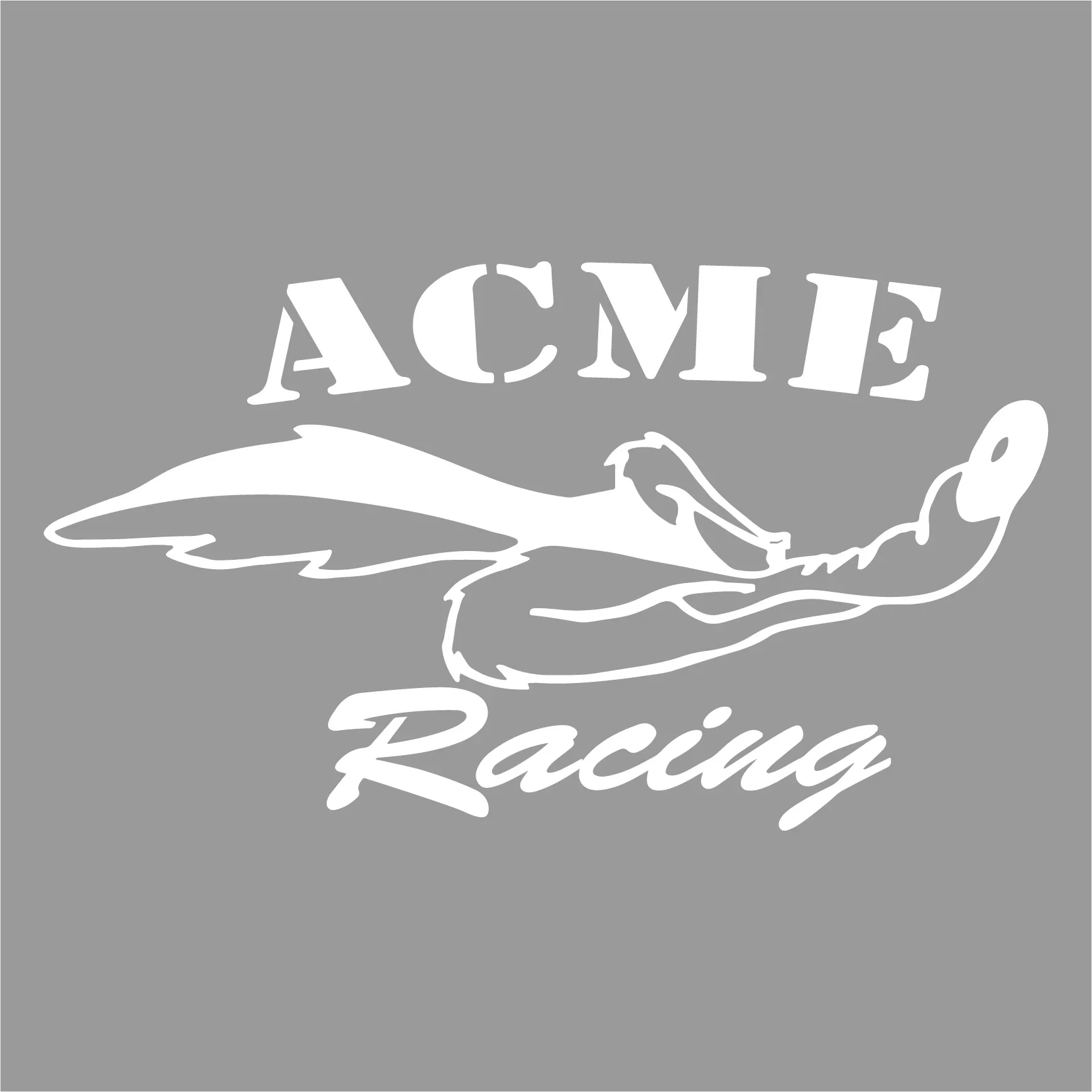 Wile E. Coyote for ACME Racing Vinyl Decal Sticker Car Truck Window Decals