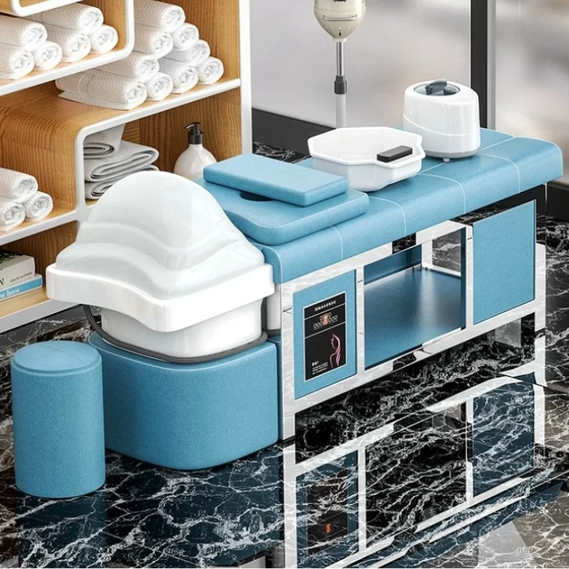 Minimalist Machine Reclining Shampoo Bed Salons Elegant Ergonomic Shampoo Bed Designer Lavacabezas Profesional Hairdressing