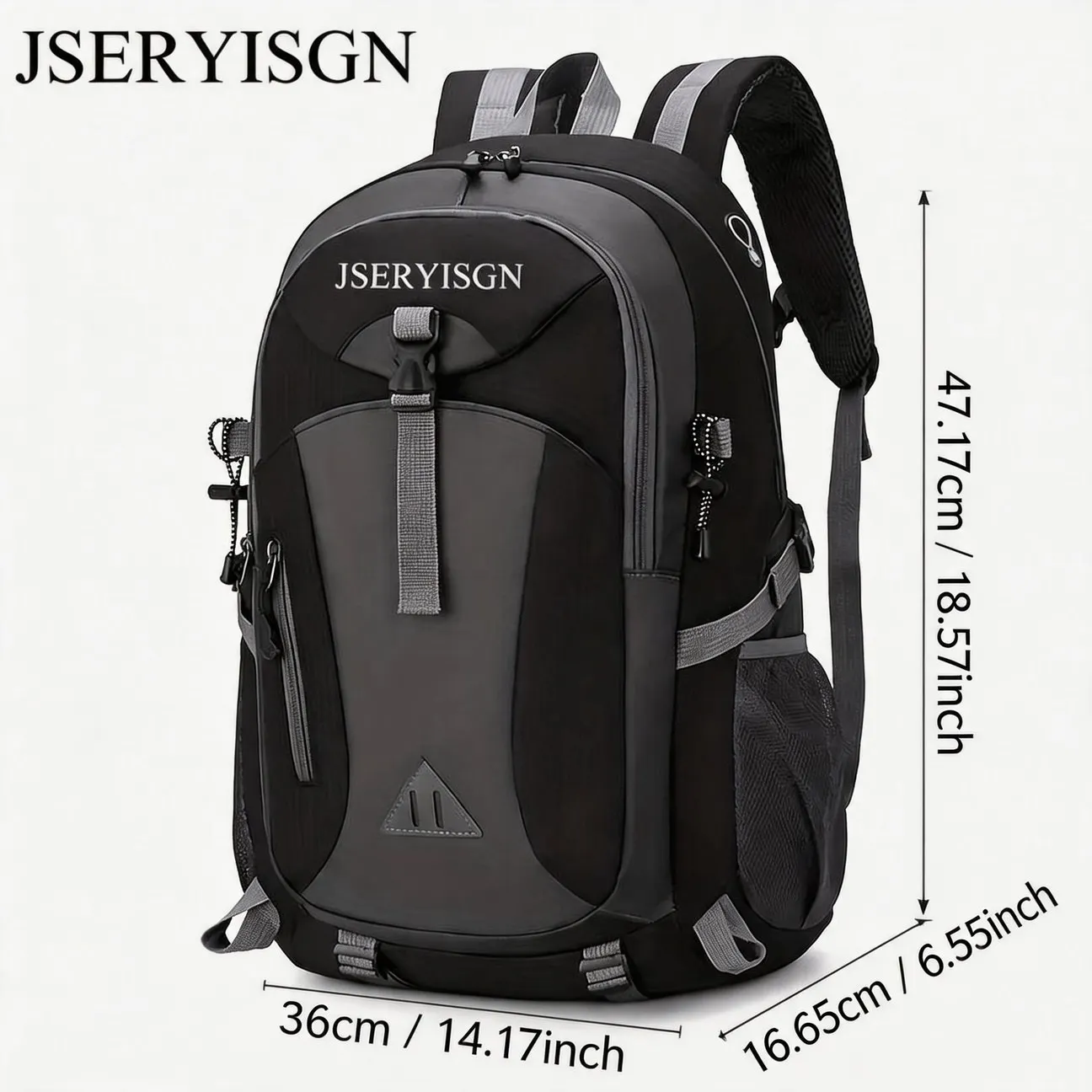 Classic Simple Backpack Daily Commute Outdoor Travel With Laptop Compartment Space Saving