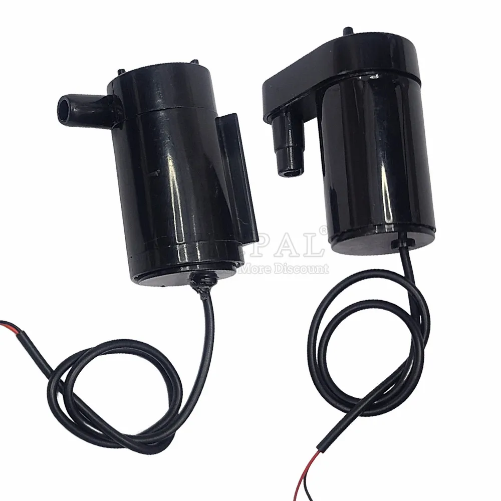 Bomba CC negra 3V 5V 6V para flores de agua Mini bomba de agua fuente pequeña 100-200mA 1.2-1.6L tipo Vertical Horizontal