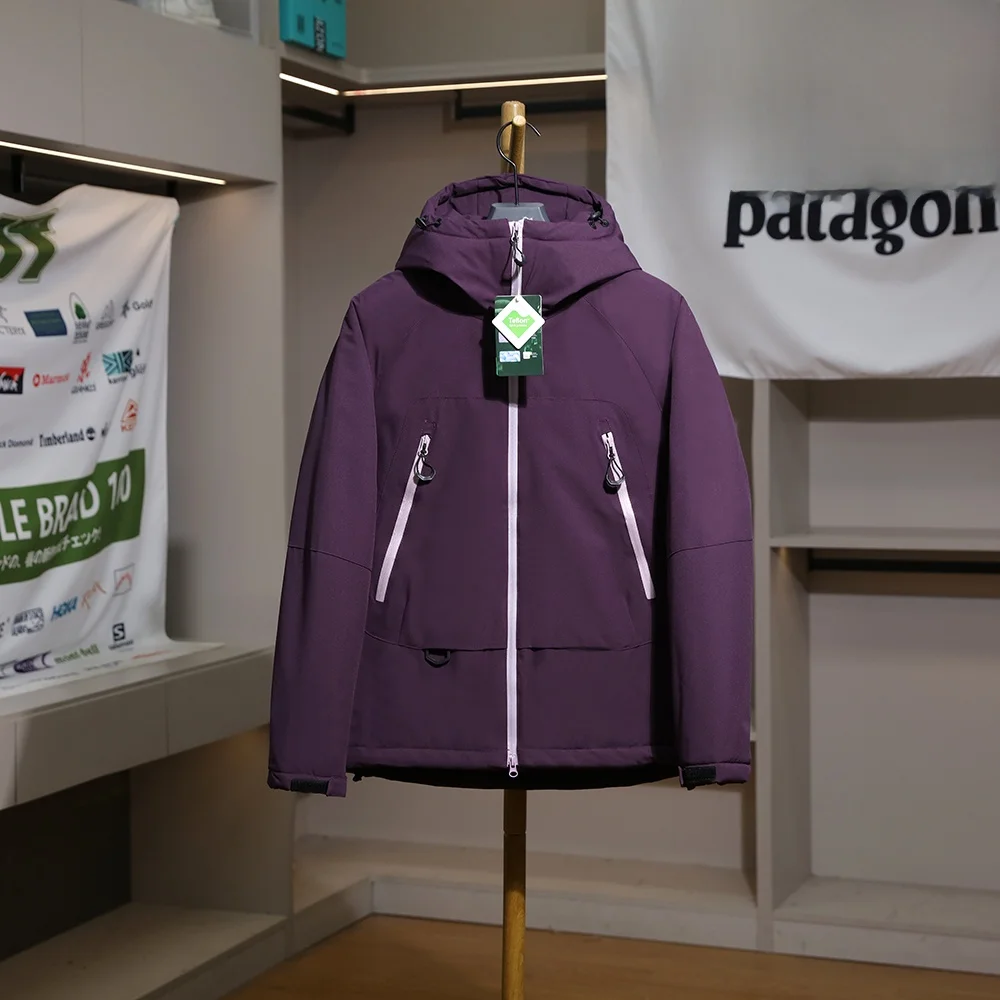 

Уличная хлопковая куртка Ex Thiened: ветрозащитная, водонепроницаемая, теплая, с капюшоном, молодежная, городская, стильная, длинная, на молнии...