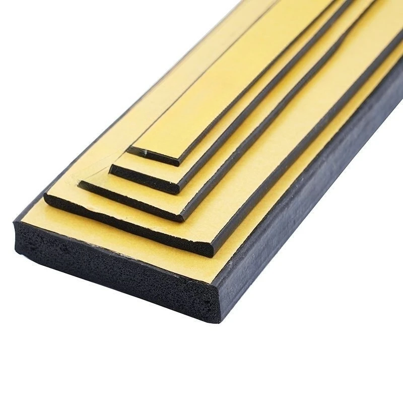 المطاط الإسفنج ختم الشريط ، عازلة للصوت الوفير الشريط ، الباب والنافذة شقة ختم تقليم ، ذاتية اللصق الشريط ، المضادة للتصادم ختم طوقا ، 10 متر #5