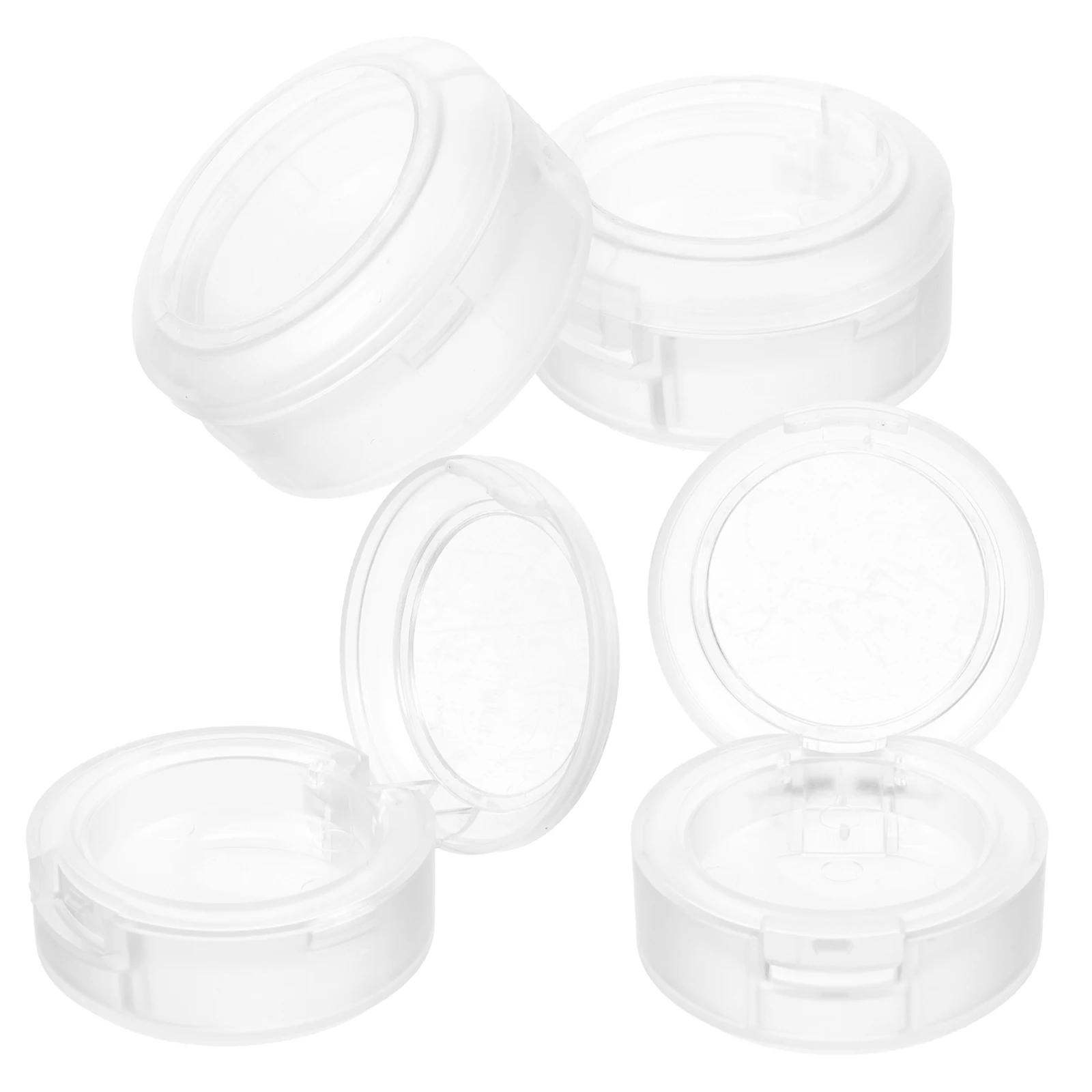 

4pcs 26mm Color Refill Box Plastic Empty Case Travel Lip Empty Blusher Case Balm Pan Makeup Container Eyeshadow Pan blush